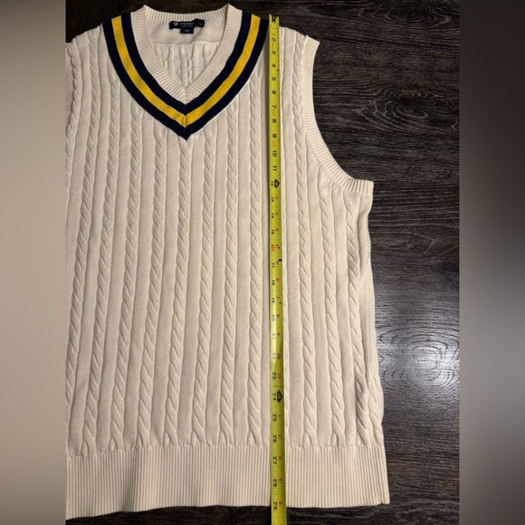 Daniel Cremieux Tennis Cricket Sweater Vest - Picture 3 of 4